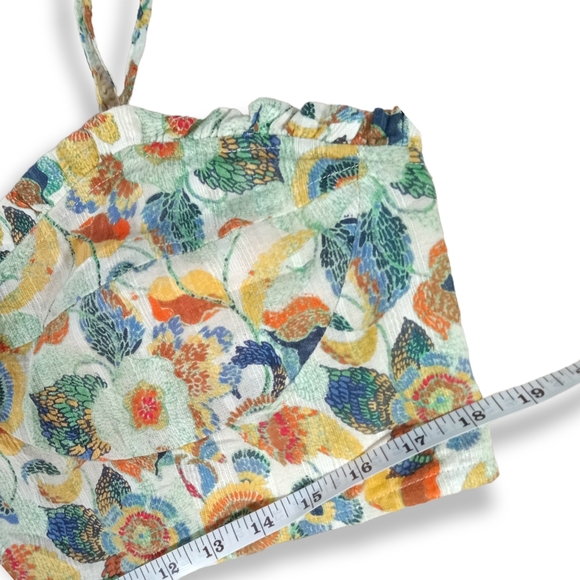 Anthropologie womens flower crop top XL - Picture 9 of 9